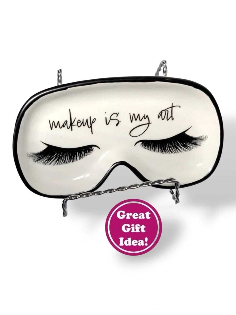 Trinket Tray Multipurpose for Jewelry Eyeglass Makeup Keys This and That Storage